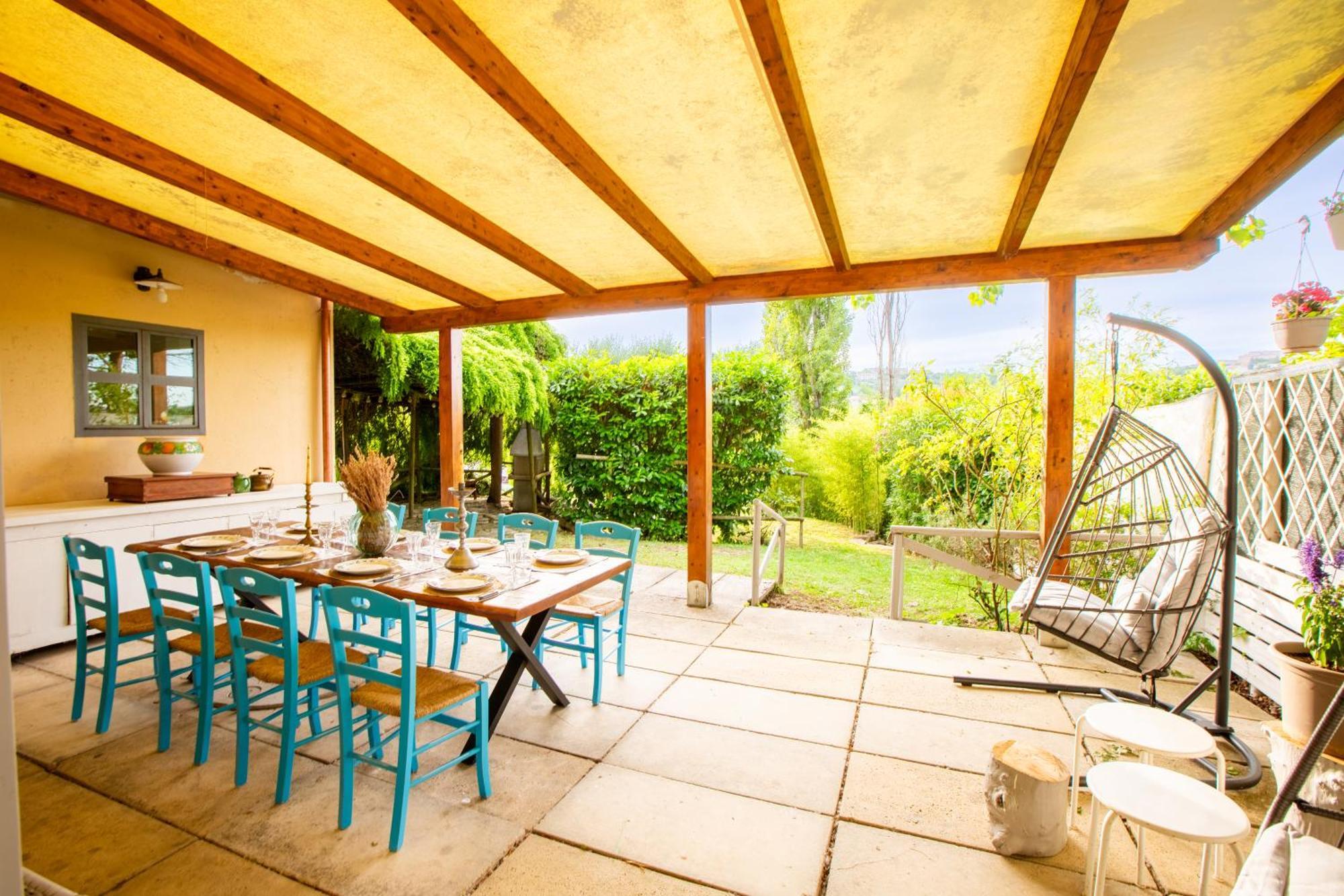 Grande Villa Storica Per Vacanze Con Giardino Privato E Piscina Ostra Eksteriør bilde